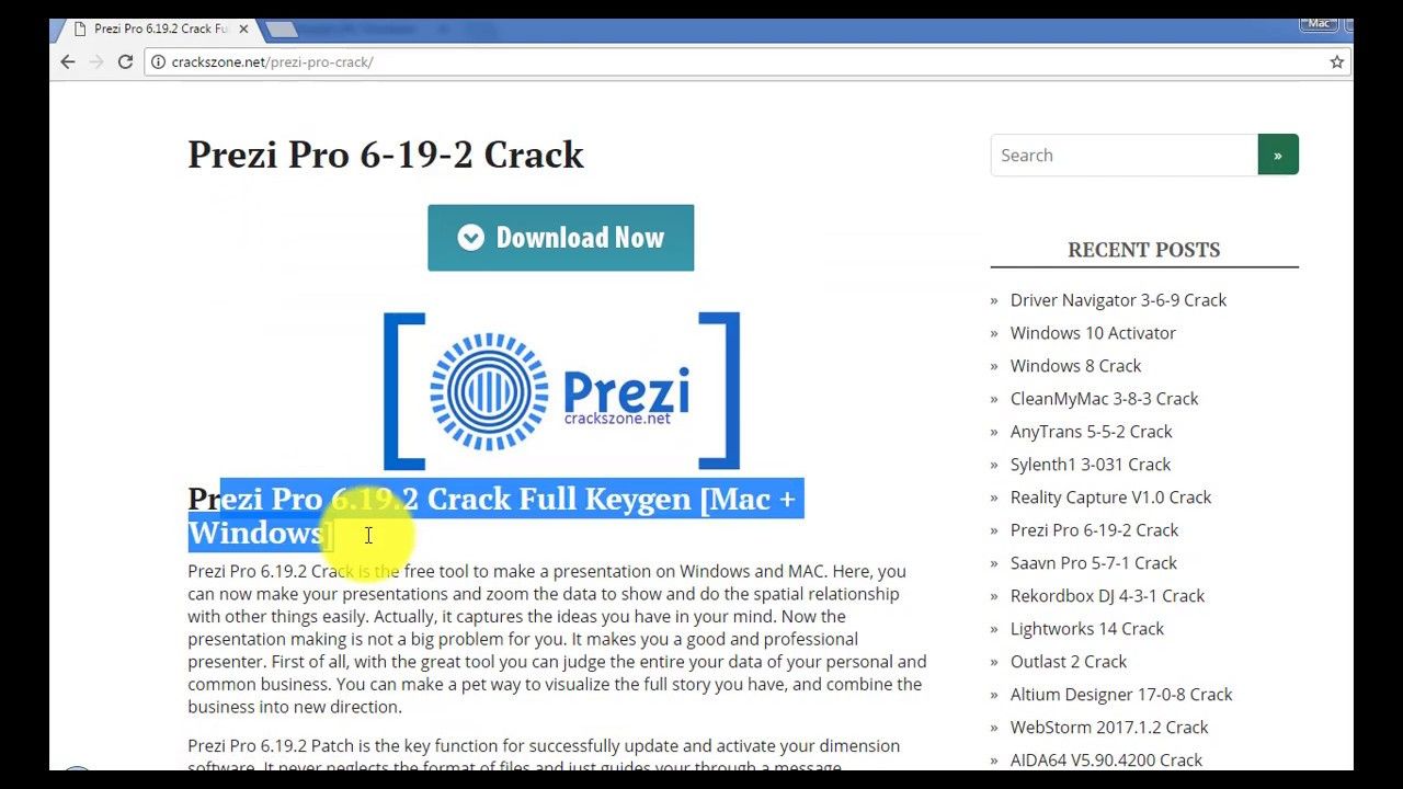 Prezi desktop 3 crack mac login screen